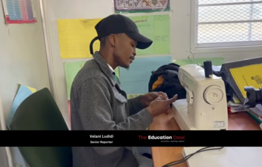 Teacher Sonwabile Gana stitches dignity back into his classroom