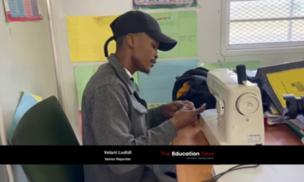 Teacher Sonwabile Gana stitches dignity back into his classroom